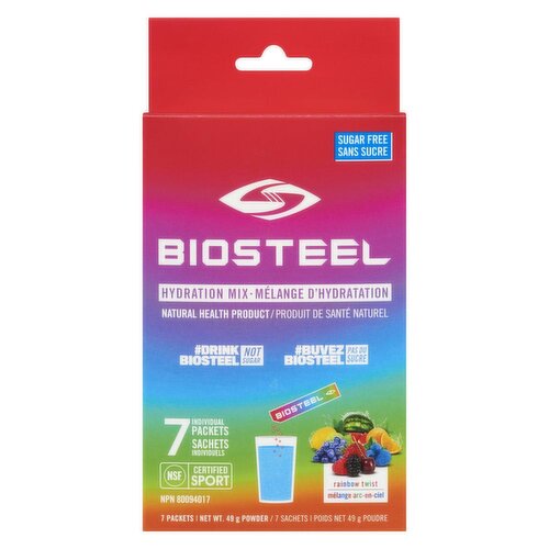 BioSteel - Hydration Mix - Rainbow Twist, 7 Pack
