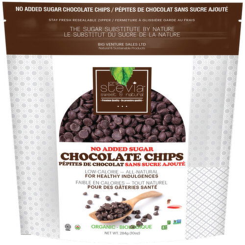 Crave Stevia - Stevia Chocolate Chips No Sugar Added