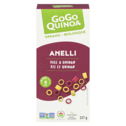 GO GO Quinoa - Rice & Quinoa Anelli Organic