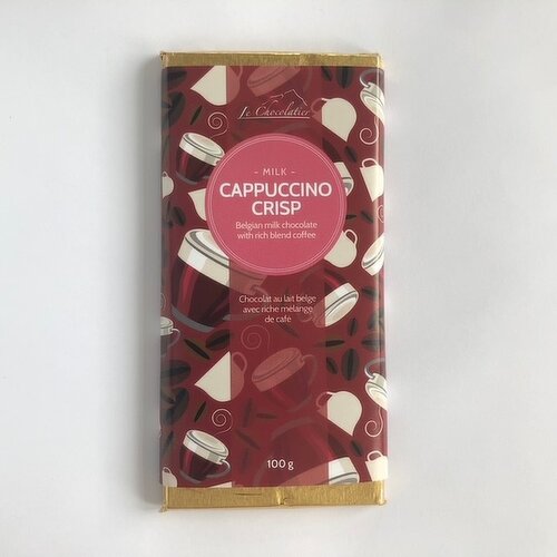 Le Chocolatier - Cappuccino Crisps Chocolate Bar