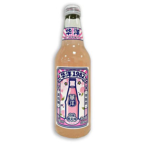 HuaYang - White Peach Flavoured Soda