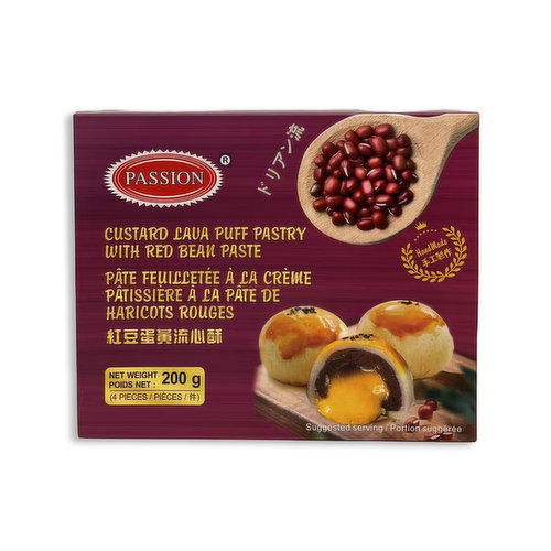 Passion - Custard Pastry with Red Bean Paste