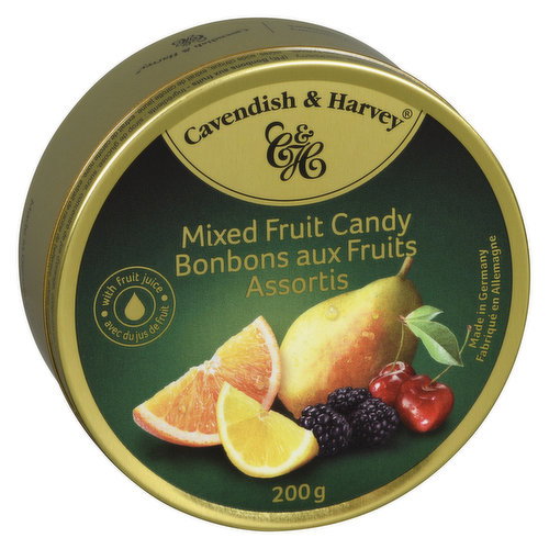 Cavendish & Harvey - Drops Tin - Mixed Fruit