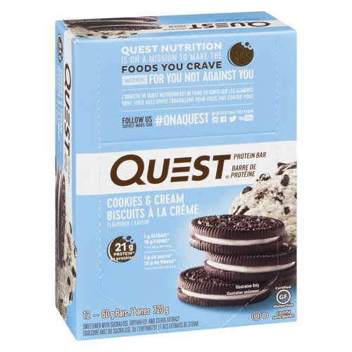 Quest - Protein Bars - Cookies & Cream