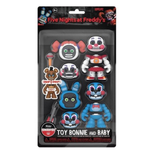 Five Nights At Freddys - Snaps Toy Bonnie & Baby 2 pk
