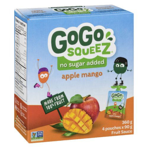 Gogo Squeez - Fruit Sauces, Apple Mango