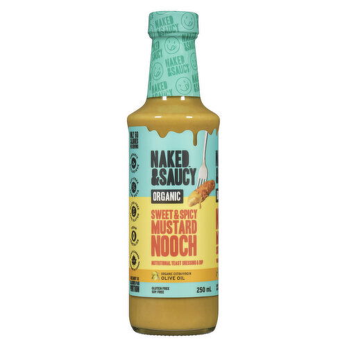 Naked & Saucy - Organic Nooch Sweet & Spicy Mustard Dressing & Dip