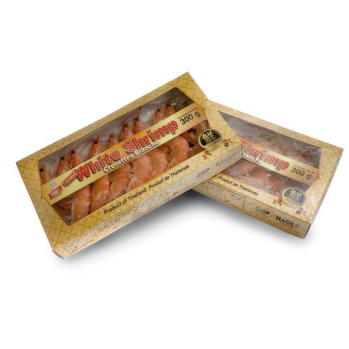 Smart Choice - Frozen Whole Cooked White Shrimp Thailand 26/30