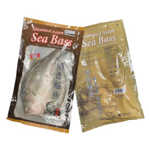 Smart Choice - Frozen Sea Bass Fish, Seasoned