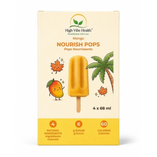High-Vibe Health - Mango Nourish Pops