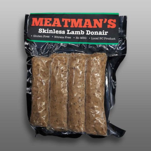 Meatman's - Skinless Lamb Donair Sausag