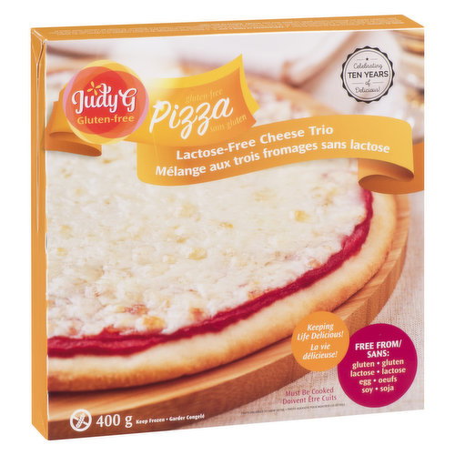 Judy G - Gluten Free Pizza Lactose Free Cheese Trio