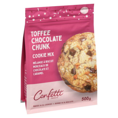 Confetti Sweets - Toffee Chocolate Chunk Cookie Mix
