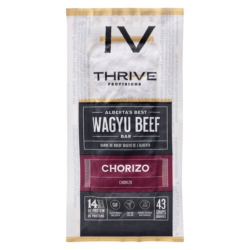 Thrive Provisions - Chorizo Wagyu Beef Bar