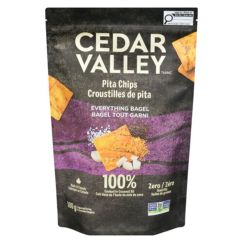 CEDAR VALLEY - Pita Chips - Everything Bagel