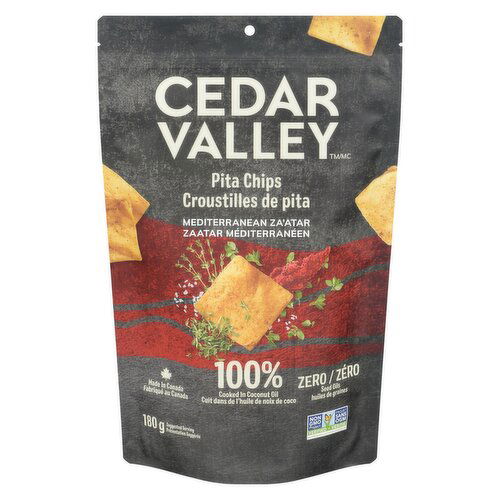 Cedar Valley - Mediterranean Zaatar Pita Chips