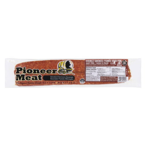 Pioneer Meat - Farmer Smoked Sausage, Double Smoked