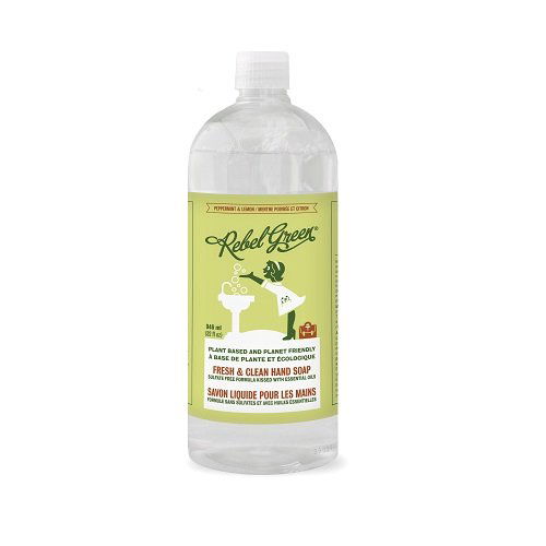 Rebel Green - Peppermint & Lemon Hand Soap Refill