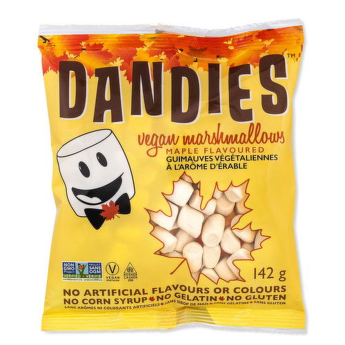 Dandies - Vegan Marshmellows, Maple Flavoured