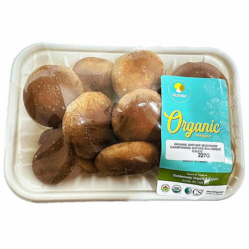 Goldenway - Organic BC Shitake Fresh Mushroom