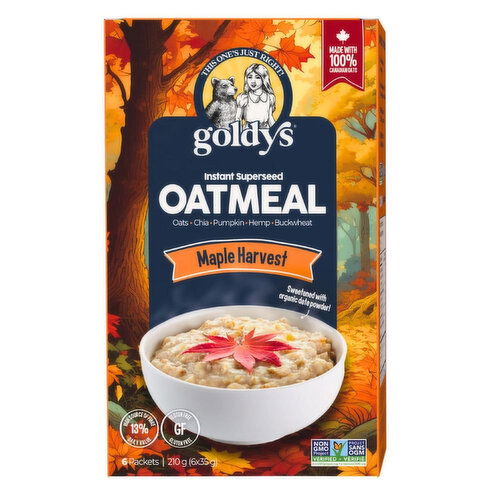 goldys - Instant Superseed Oatmeal Maple Harvest
