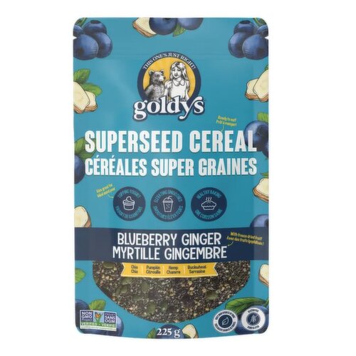 goldys - SuperSeed Cereal Blueberry Ginger