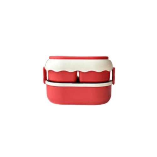 LILFANT - CREAM 2-TIER LUNCH BOX (RED)