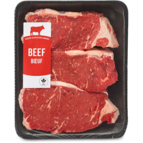 Western Canadian - Striploin Grilling Beef Steak AAA
