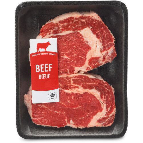 Western Canadian - V/P Boneless Ribeye Grilll Steak OW AAA CDN