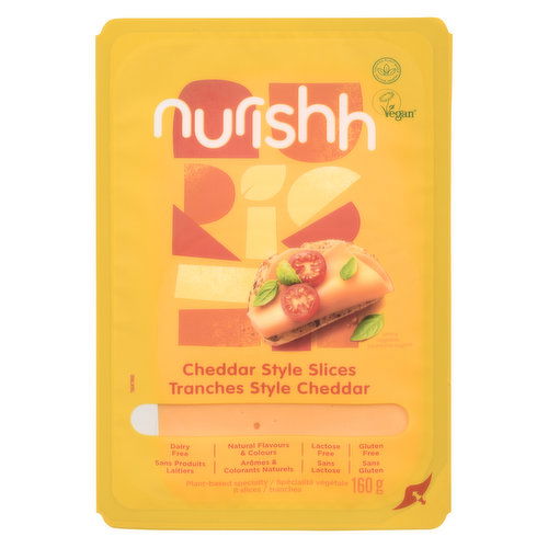 Nurishh - Plant Based Slices Cheddar Style