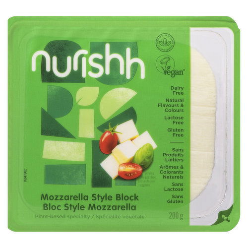 Nurishh - Plant Based Block Mozzarella Style