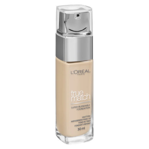 L'Oreal - True Match Super Blendable Face Foundation - 0.5N Porcelaine