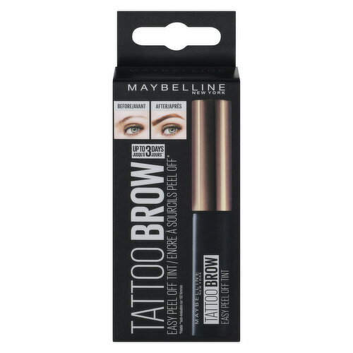 MAYBELLINE - Tattoo Brow Easy Peel Off Tint - Light Brown