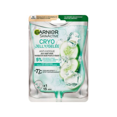 Garnier - SkinActive Cryo Jelly Anti-Fatigue Jelly Sheet Mask
