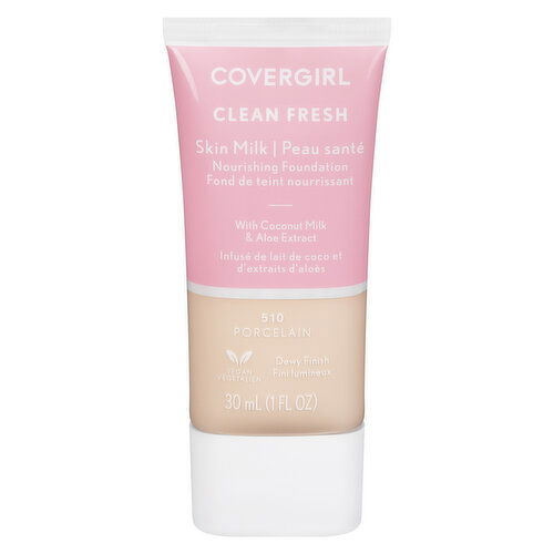 COVERGIRL - Clean Fresh Skin Milk Foundation - Porcelain 510