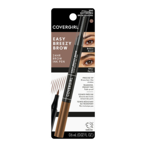 Cover Girl - Easy Breezy Brow 24hr Ink Pen Soft Brown