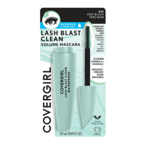 Cover Girl - Lash Blast Clean Volume Waterproof Mascara Very Black