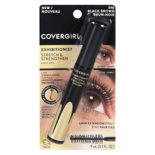 Cover Girl - Exhibitionist Stretch & Strengthen Mascara Black Brown