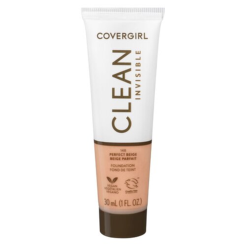 Covergirl - Clean Invisible Foundation - 148 Perfect Beige