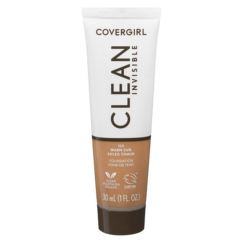 COVERGIRL - Clean Invisible Foundation - 168 Warm Sun