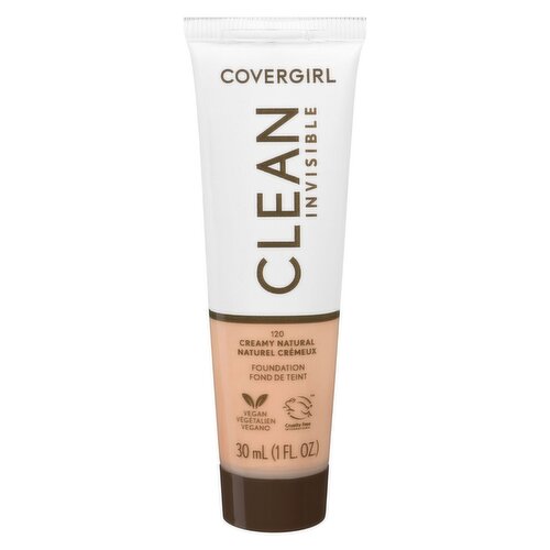 COVERGIRL - Clean Invisible Foundation - 120 Creamy Natural