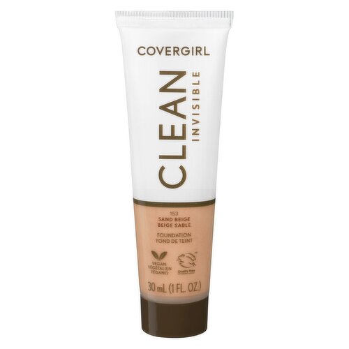 COVERGIRL - Clean Invisible Foundation - 153 Sand Beige