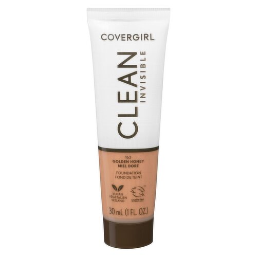 COVERGIRL - Clean Invisible Foundation - 163 Golden Honey