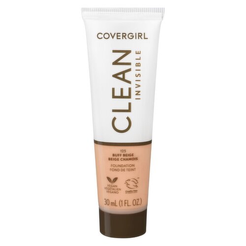COVERGIRL - Clean Invisible Foundation - 125 Buff Beige