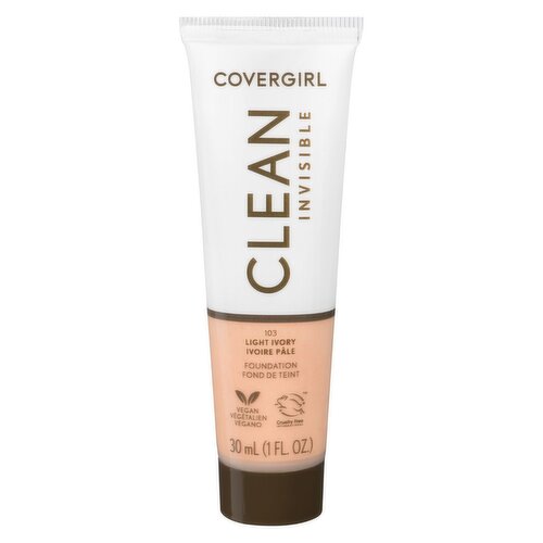 COVERGIRL - Clean Invisible Foundation - 103 Light Ivory