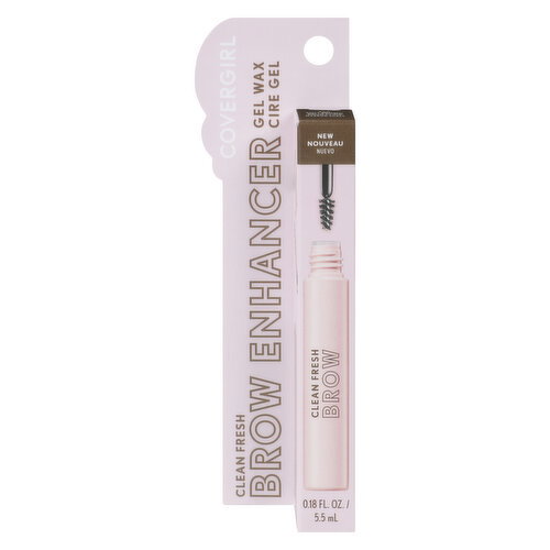 Cover Girl - Clean Fresh Brow Enhancer Gel Wax, Soft Brown