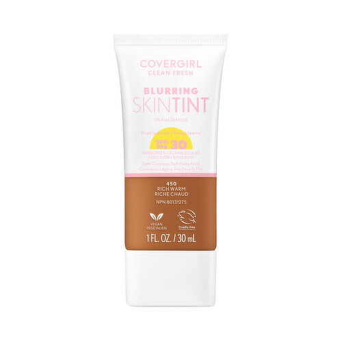COVERGIRL - Clean Fresh Blurring Skin Tint - Rich Warm 450