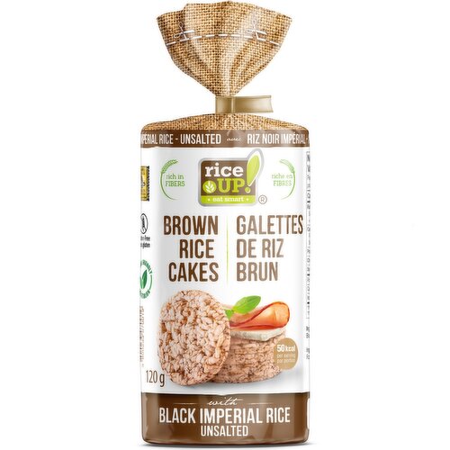 Rice Up - Brown Rice Cakes Black Imperial Rice