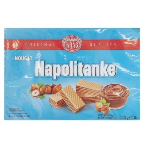 Kras - Napolitanke - Nougat Wafers