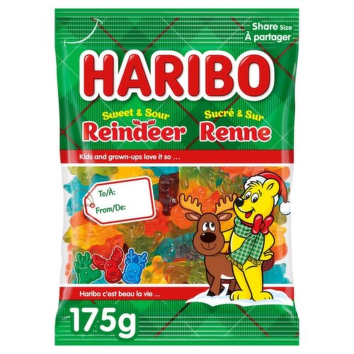 Haribo - Sweet & Sour Reindeer Gummies